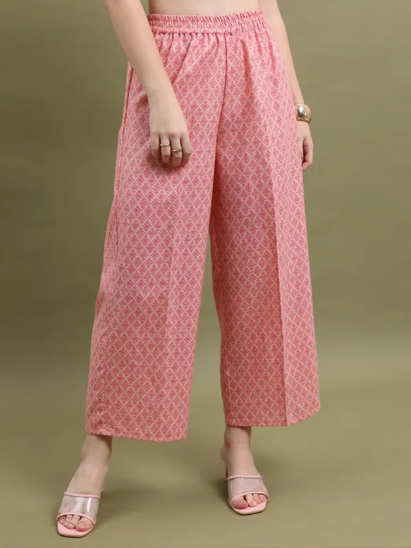  Vishudh Women Pink Kurta Sets