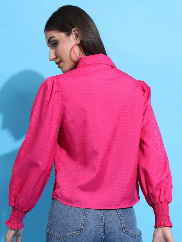 Women Solid Casual Shirt