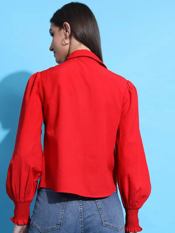 Women Solid Casual Shirt