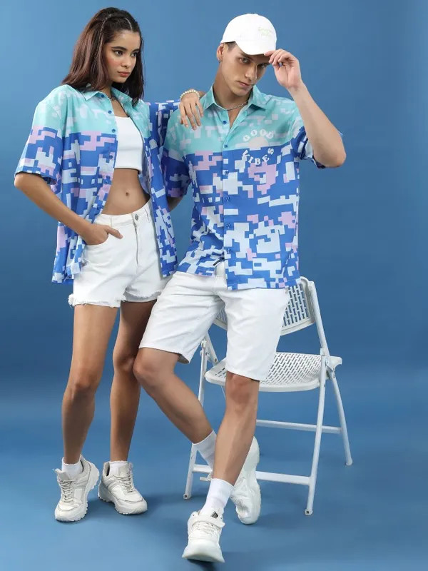 Unisex Oversized Fit Casual Shirt