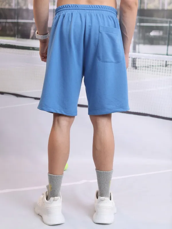  Ketch Men Blue Regular Fit Shorts