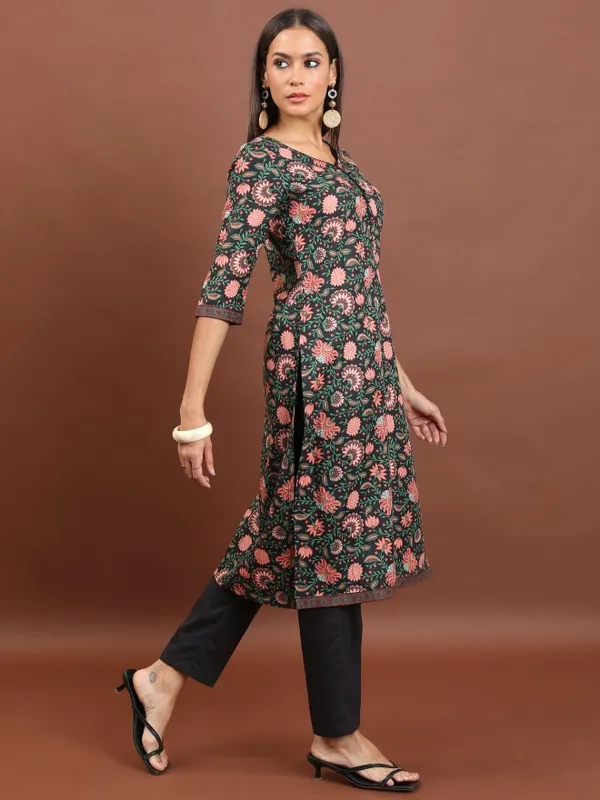  Ketch Women Black Kurta Sets