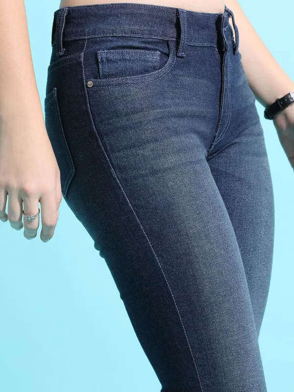  Tokyo Talkies Women Blue Skinny Fit Clean Look Jeans