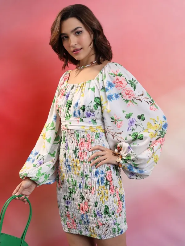  Tokyo Talkies Women Pink Printed Bodycon Dresses