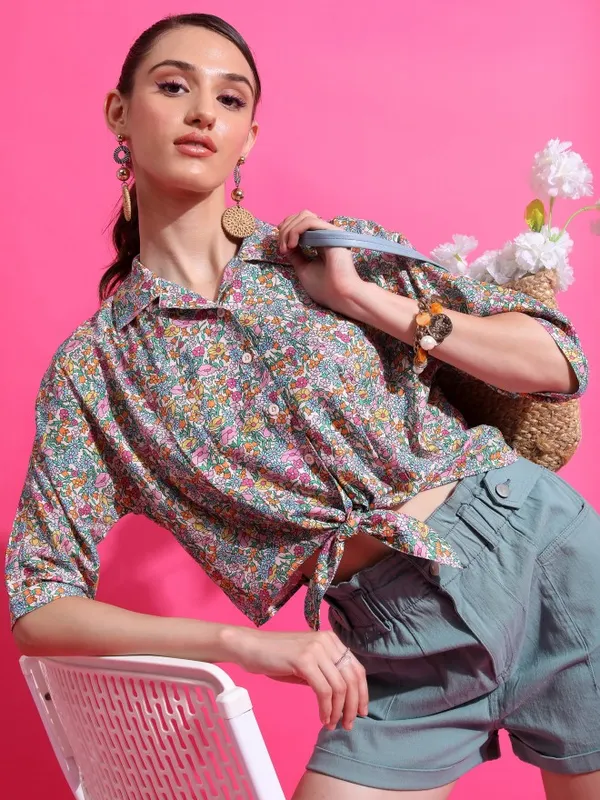 Women Printed Casual Shirt