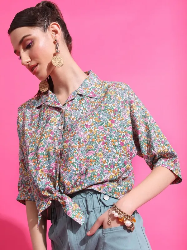 Women Printed Casual Shirt