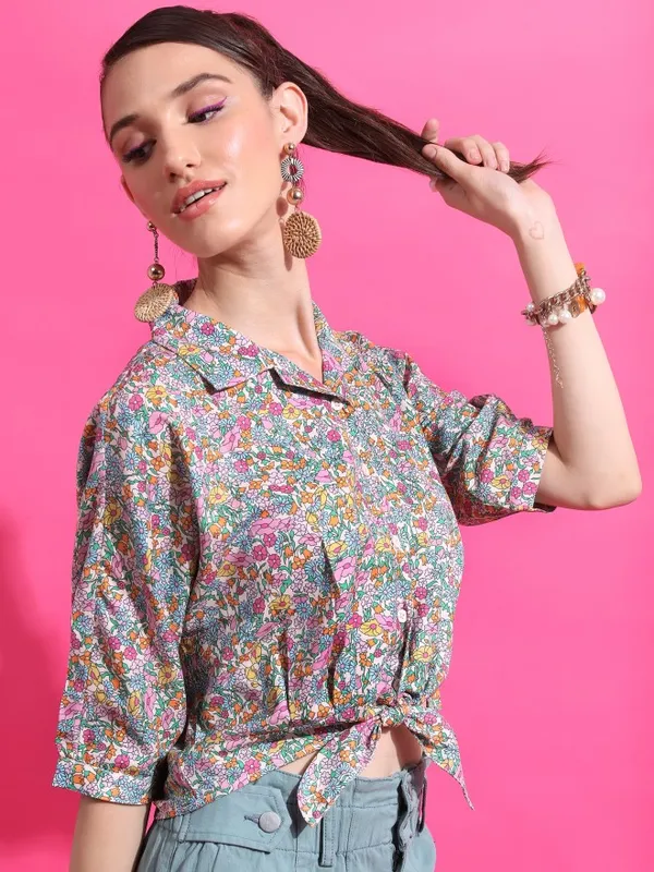 Women Printed Casual Shirt