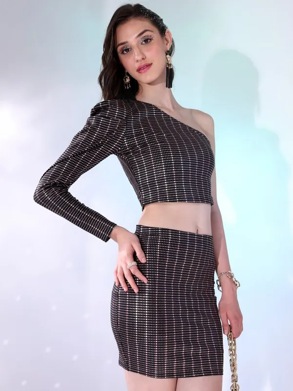  Ketch Women Black Co-Ords