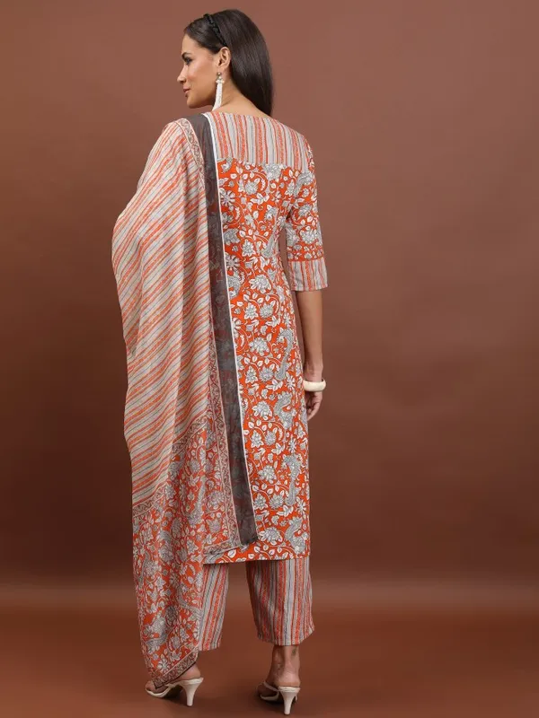 Women Kurta With Palazzo And Dupatta