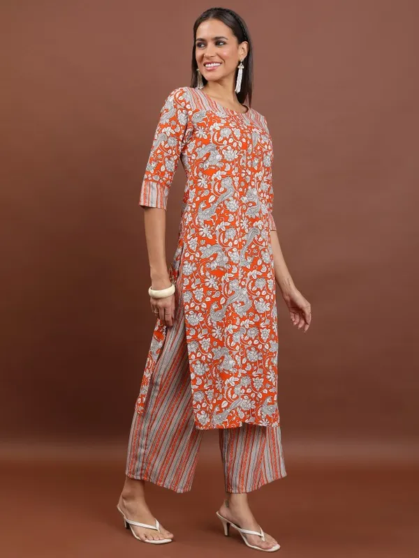 Women Kurta With Palazzo And Dupatta