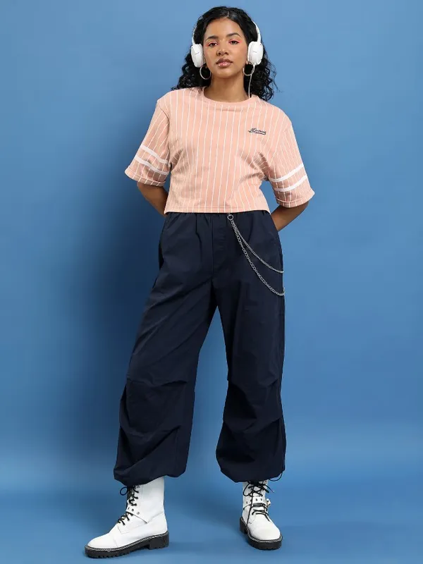 Striped Oversized Fit T-Shirt