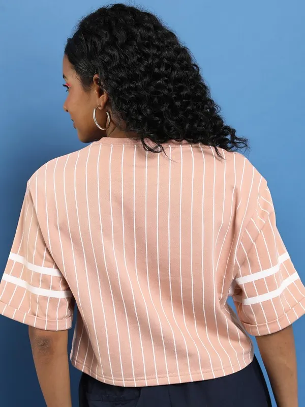 Striped Oversized Fit T-Shirt