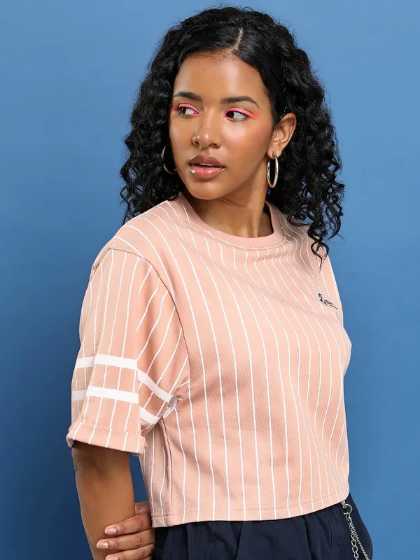 Striped Oversized Fit T-Shirt