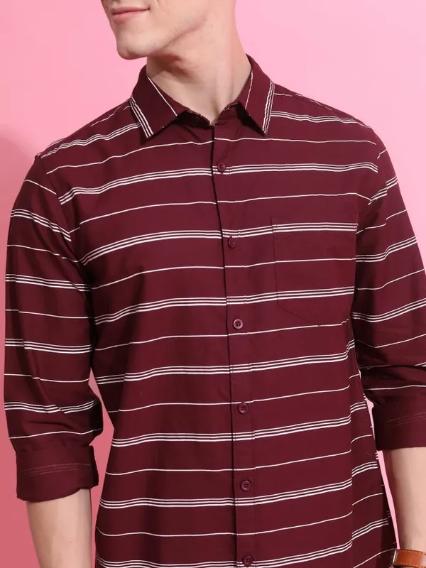 Men Slim Fit Casual Shirt
