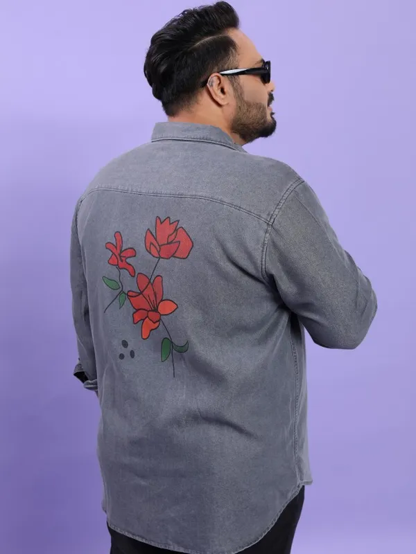  Xtra Ordinary By Highlander Men Grey Printed Regular Fit Casual Shirts