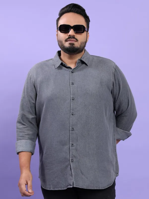  Xtra Ordinary By Highlander Men Grey Printed Regular Fit Casual Shirts
