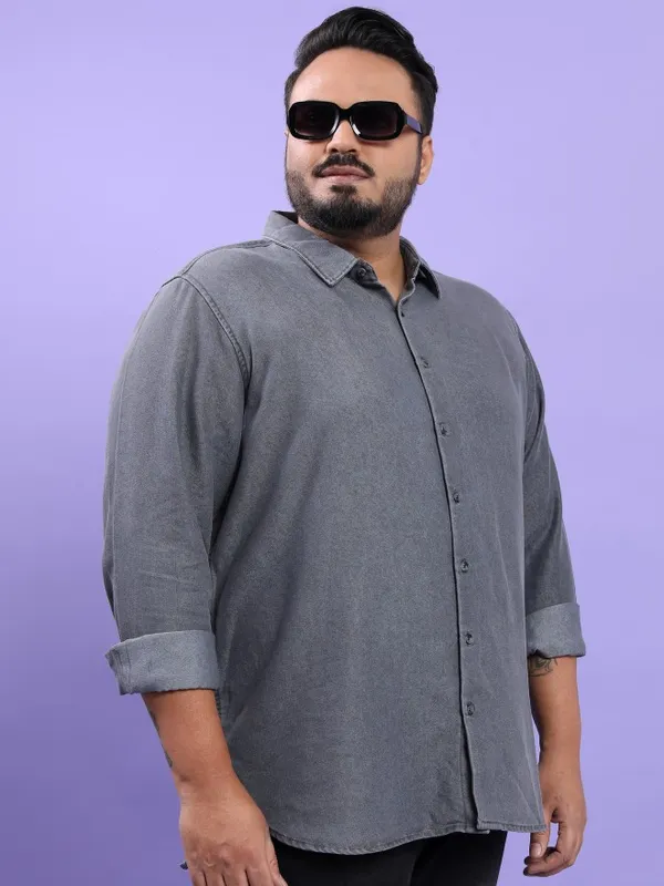  Xtra Ordinary By Highlander Men Grey Printed Regular Fit Casual Shirts