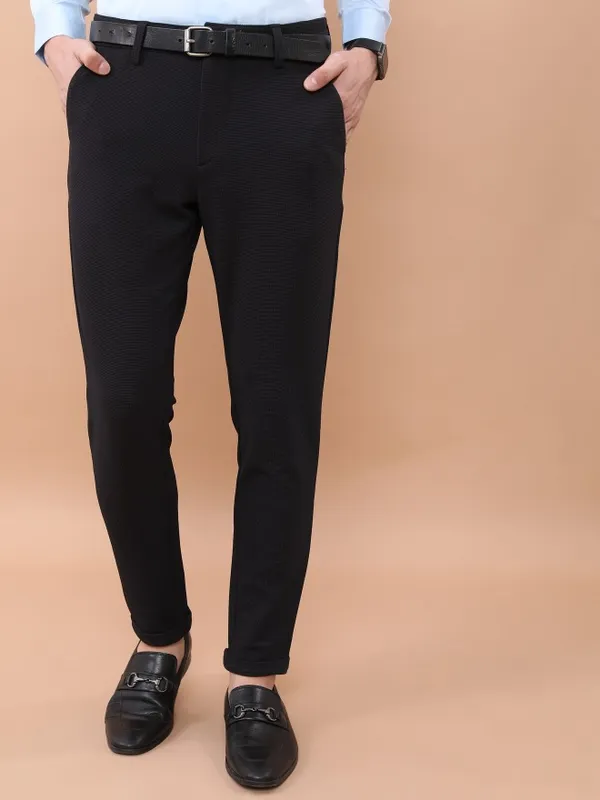 Men Slim Fit Casual Trouser