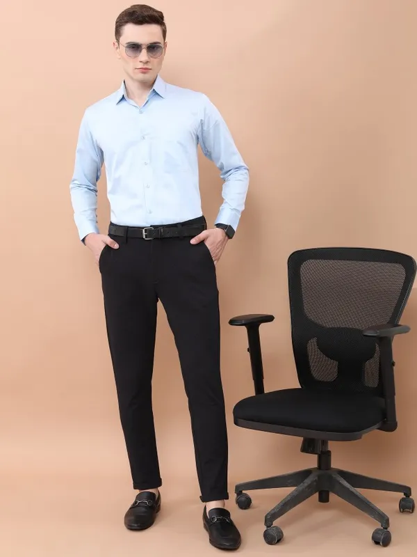Men Slim Fit Casual Trouser