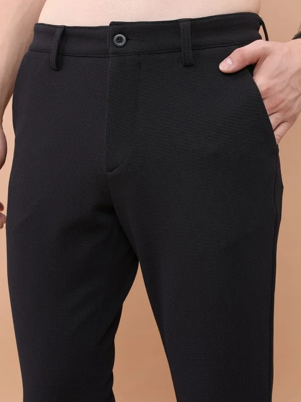 Men Slim Fit Casual Trouser