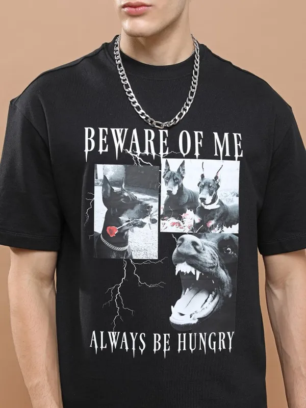 Unisex Round Neck Solid T-Shirt