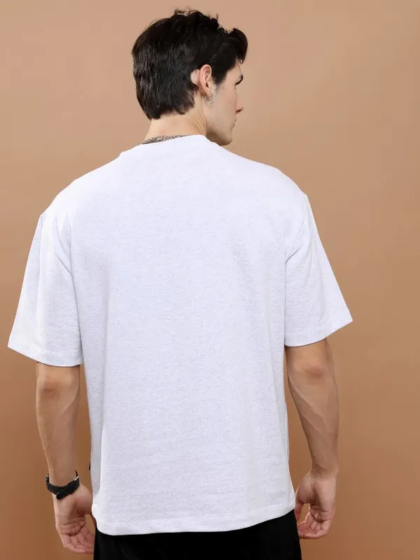 Unisex Round Neck Solid T-Shirt