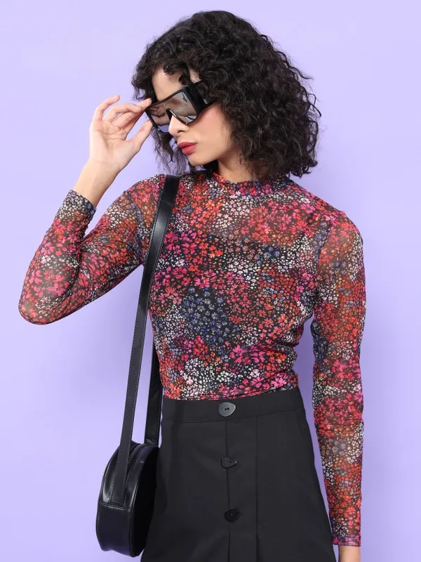  Tokyo Talkies Women Multi Printed Regular Tops