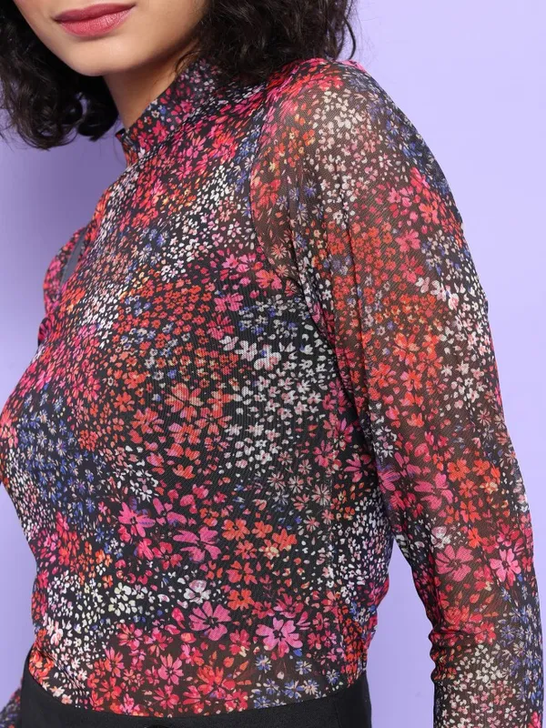  Tokyo Talkies Women Multi Printed Regular Tops