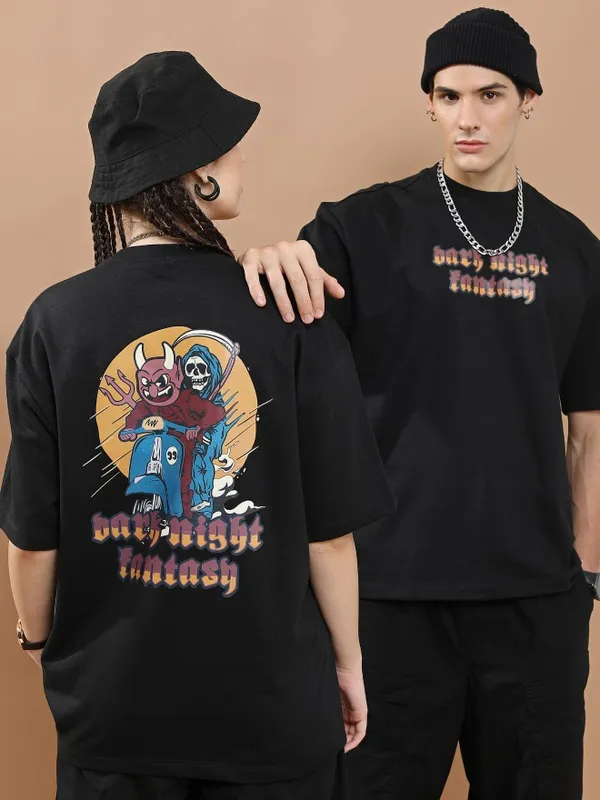 Unisex Round Neck Printed T-Shirt