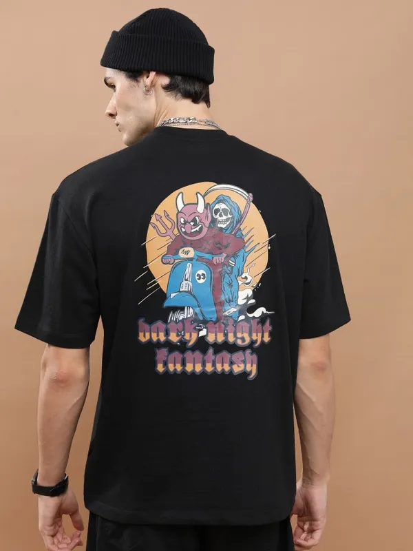 Unisex Round Neck Printed T-Shirt