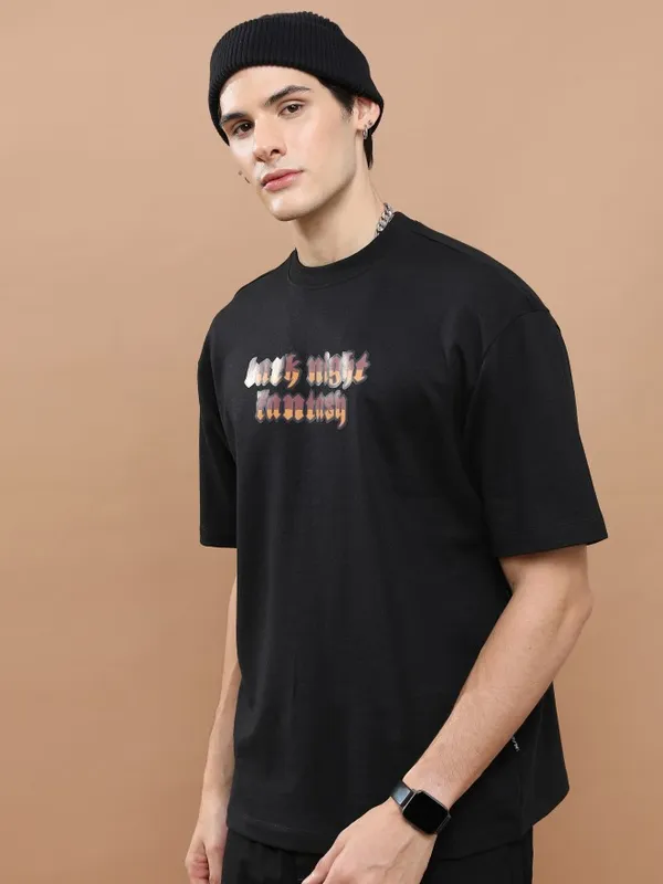 Unisex Round Neck Printed T-Shirt