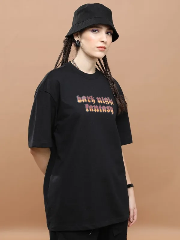 Unisex Round Neck Printed T-Shirt