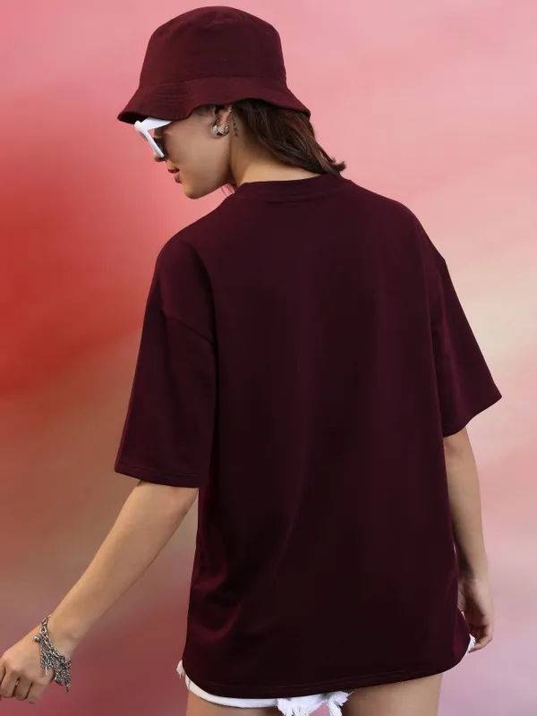 Printed Oversized Fit T-Shirt