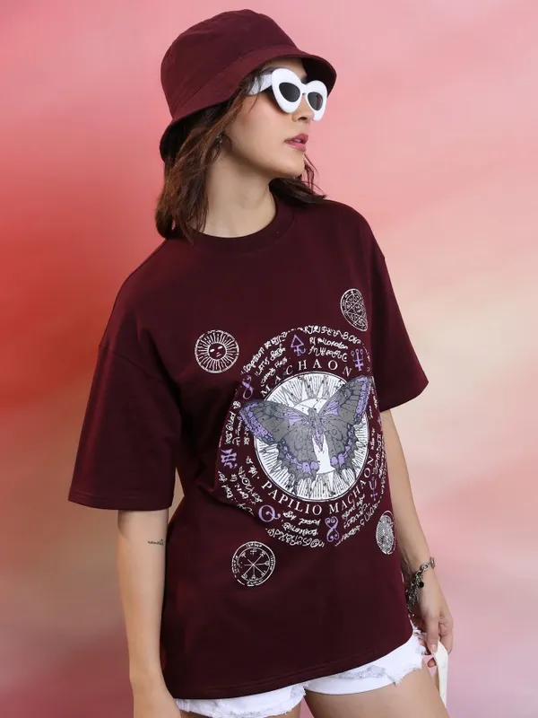 Printed Oversized Fit T-Shirt