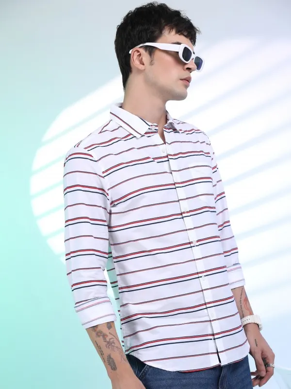 Men Slim Fit Casual Shirt