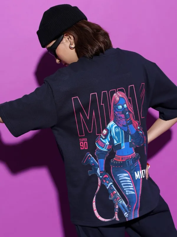 Printed Oversized Fit T-Shirt