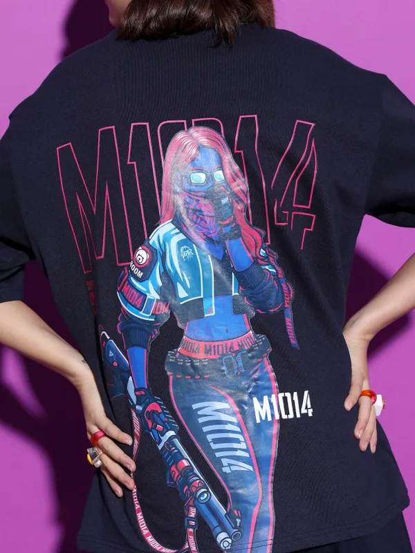 Printed Oversized Fit T-Shirt