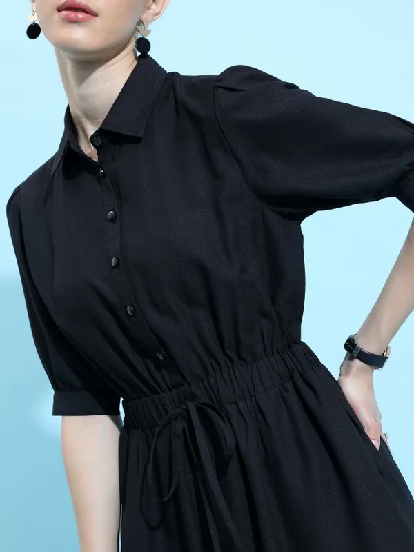  Ketch Women Black Printed Jumpsuits