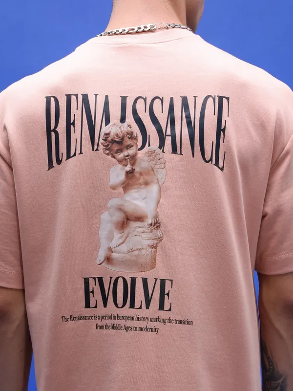 Unisex Printed Round Neck T-Shirt