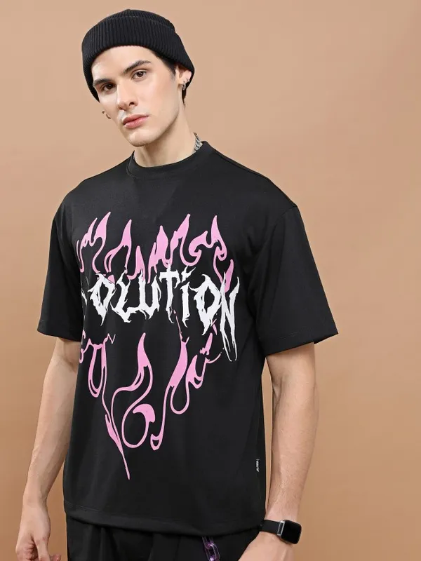 Unisex Round Neck Printed T-Shirt