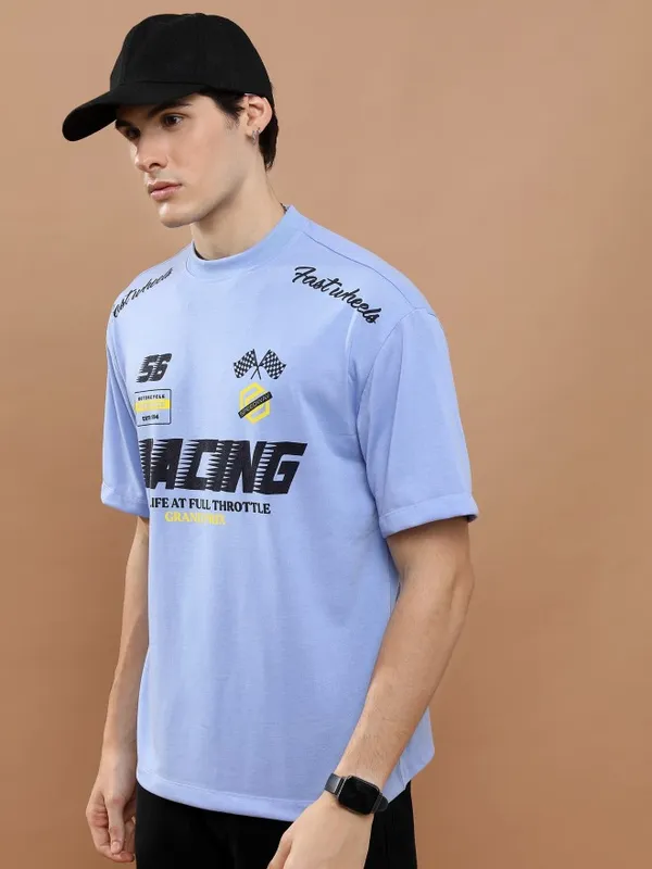 Unisex Round Neck Printed T-Shirt