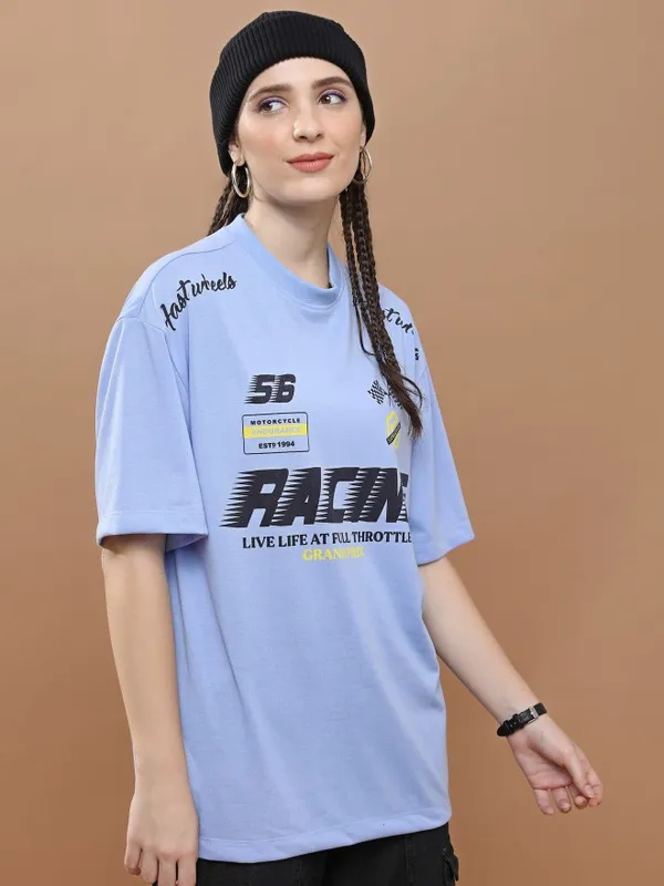 Unisex Round Neck Printed T-Shirt