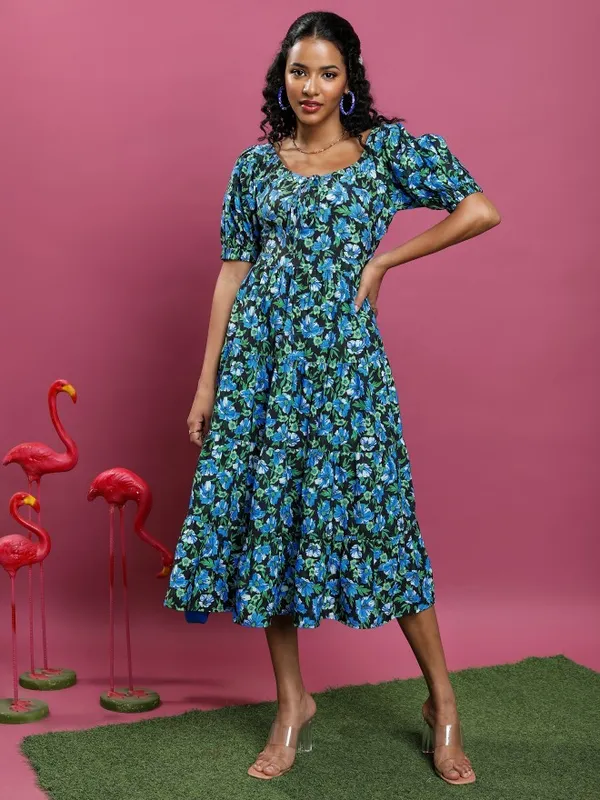 Printed Maxi Dress