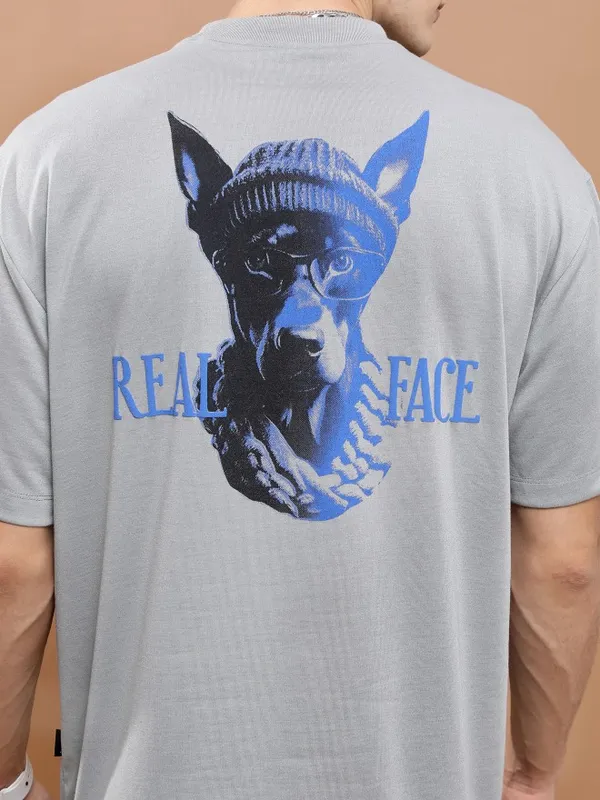 Unisex Round Neck Printed T-Shirt