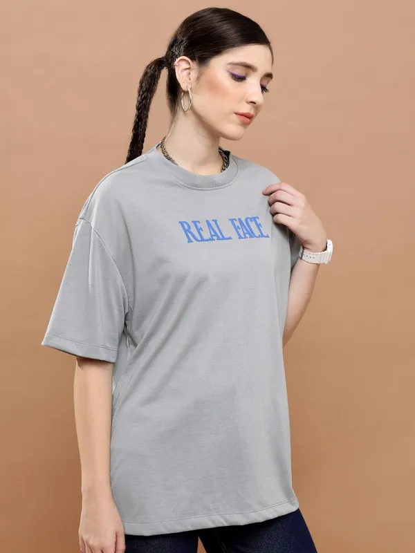 Unisex Round Neck Printed T-Shirt