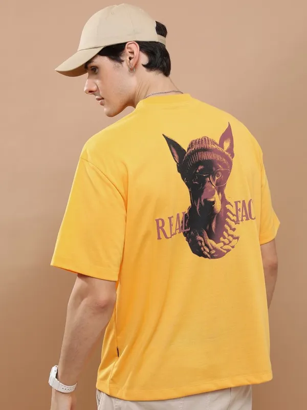 Unisex Round Neck Printed T-Shirt