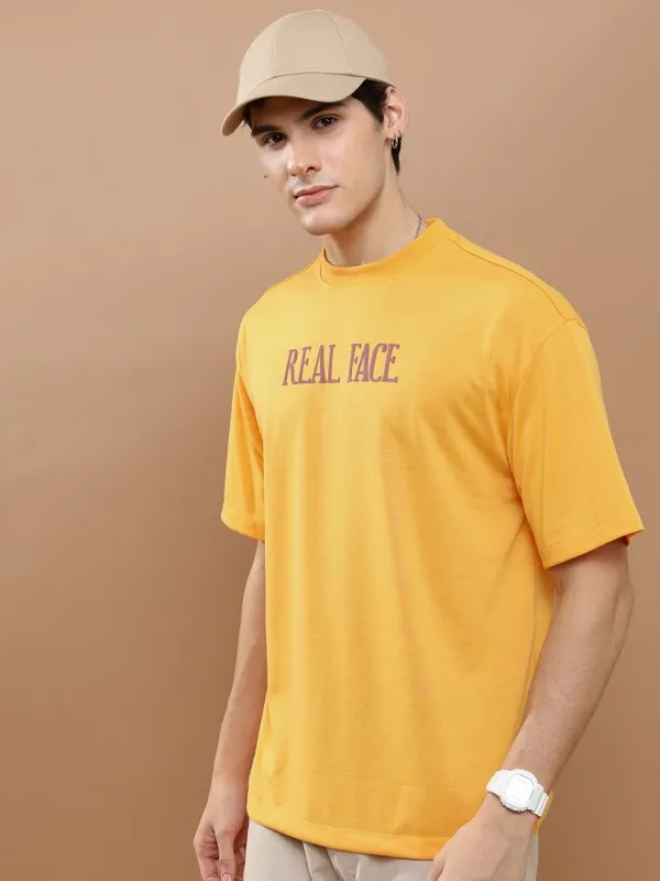 Unisex Round Neck Printed T-Shirt