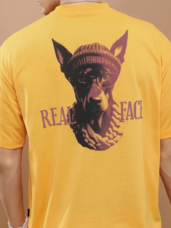 Unisex Round Neck Printed T-Shirt