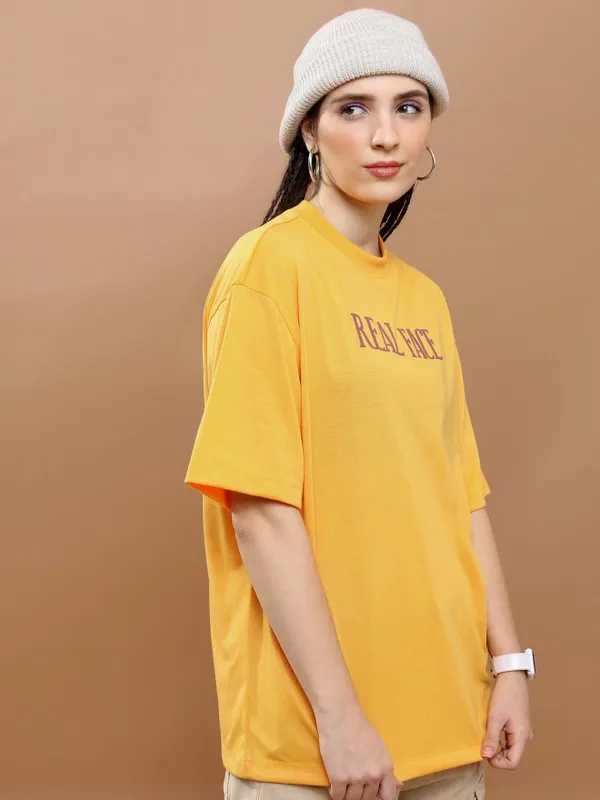Unisex Round Neck Printed T-Shirt