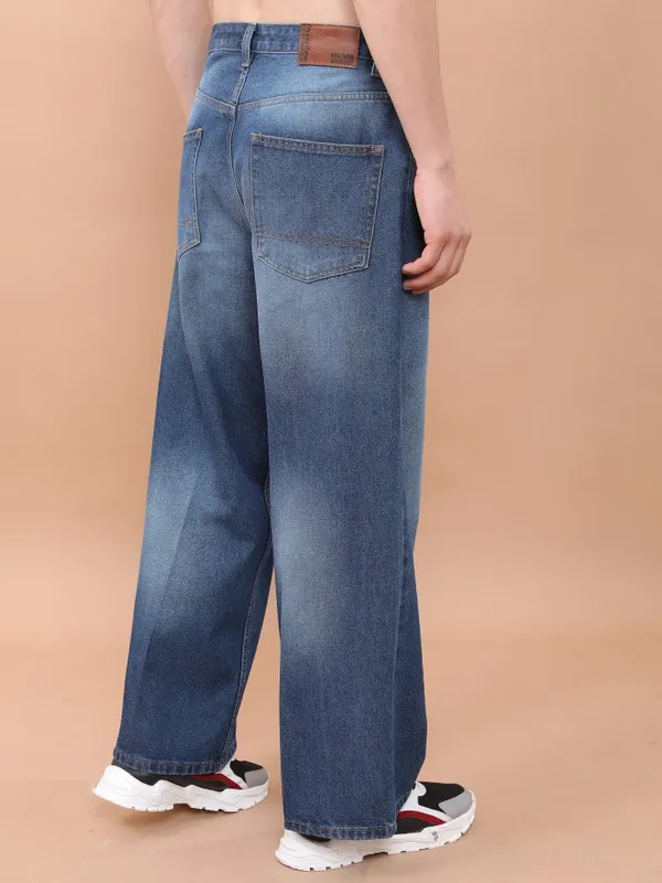  Highlander Men Blue Relaxed Fit Clean Look Jeans